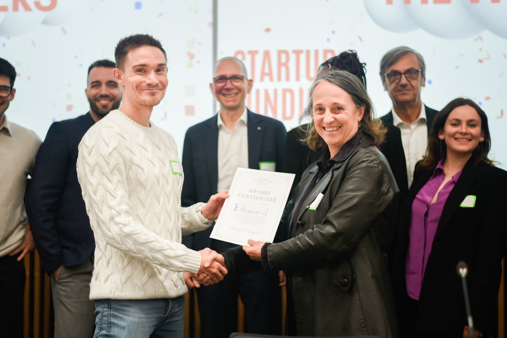 Enhance-d Takes the Top Spot at the USI Student Business Club Startup Funding Competition